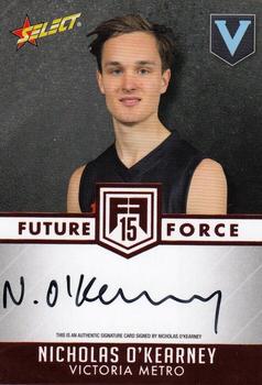 2015 Select Future Force - Red Signatures #FFRS29 Nicholas O'Kearney Front